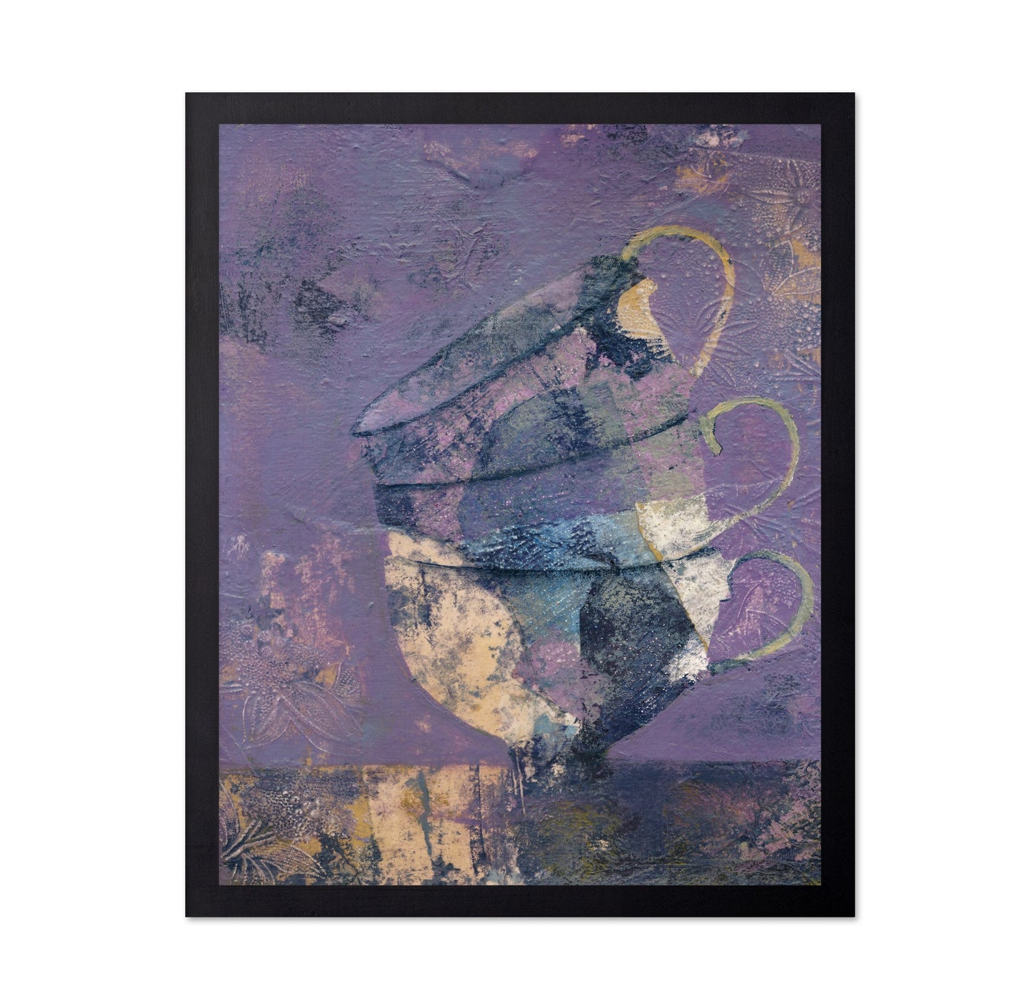 Purple Teacup Collage