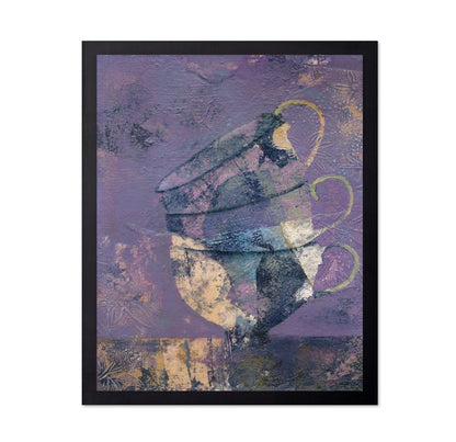 Purple Teacup Collage
