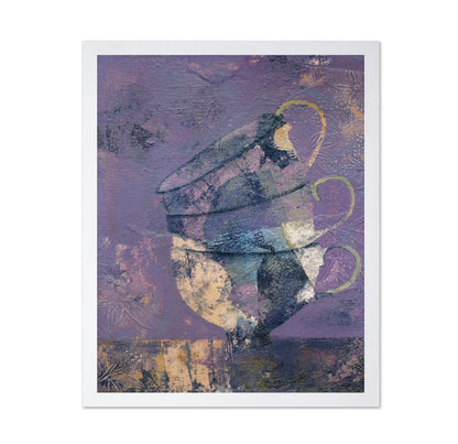Purple Teacup Collage