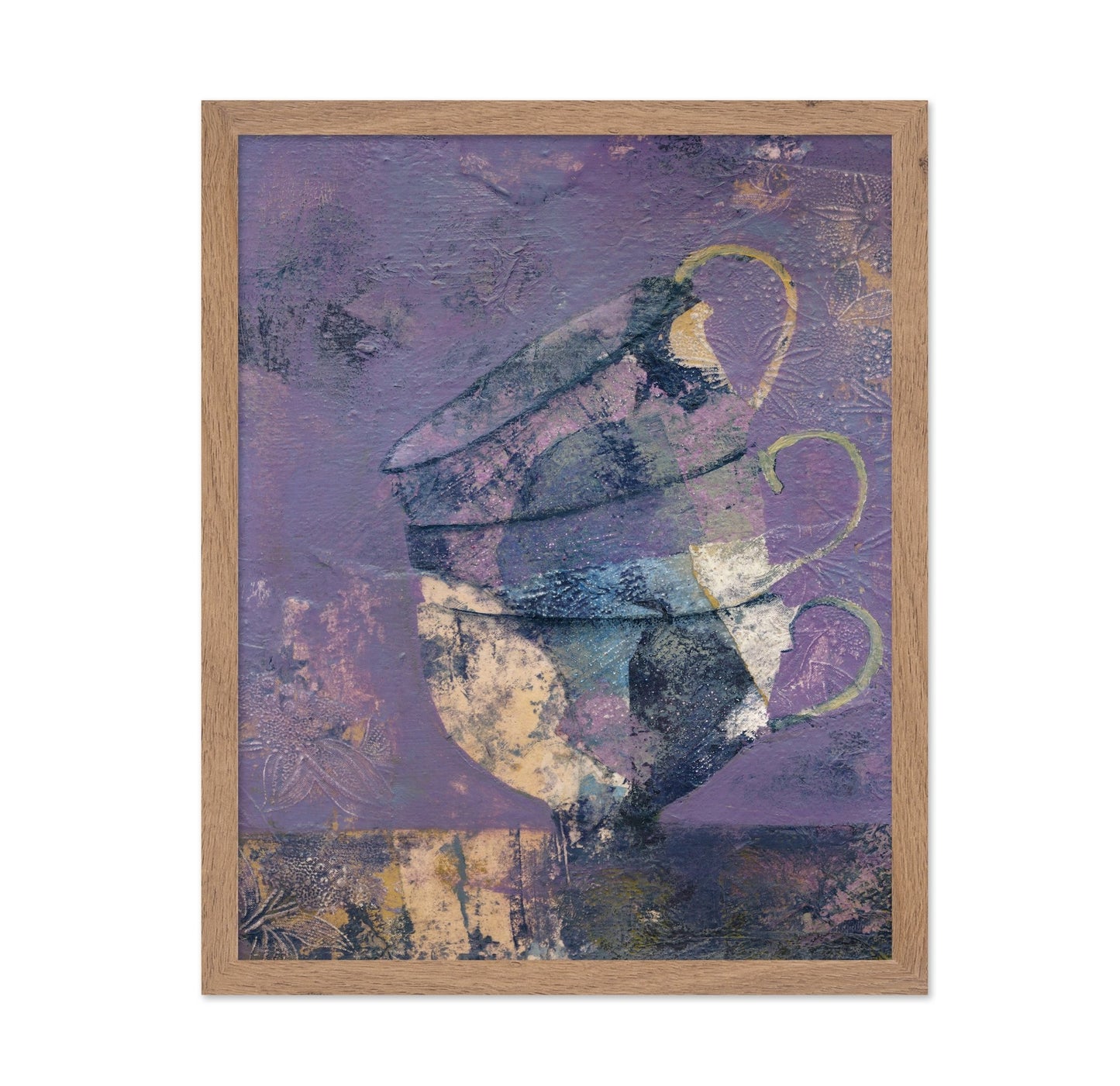 Purple Teacup Collage