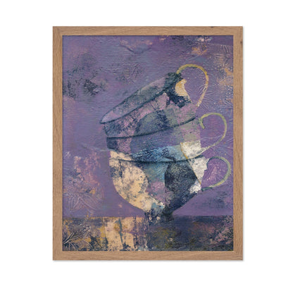 Purple Teacup Collage