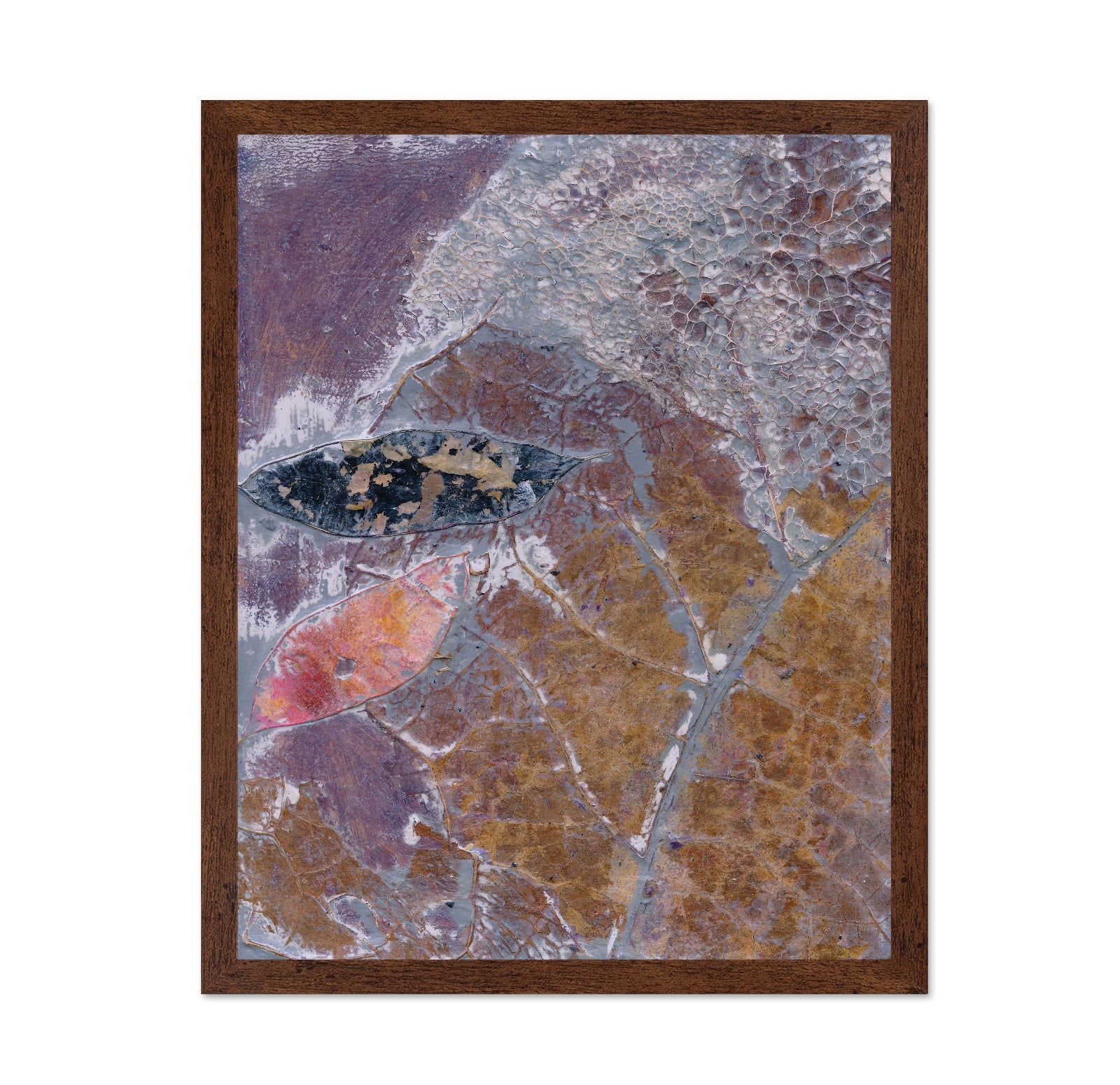 Textured Leaf Collage