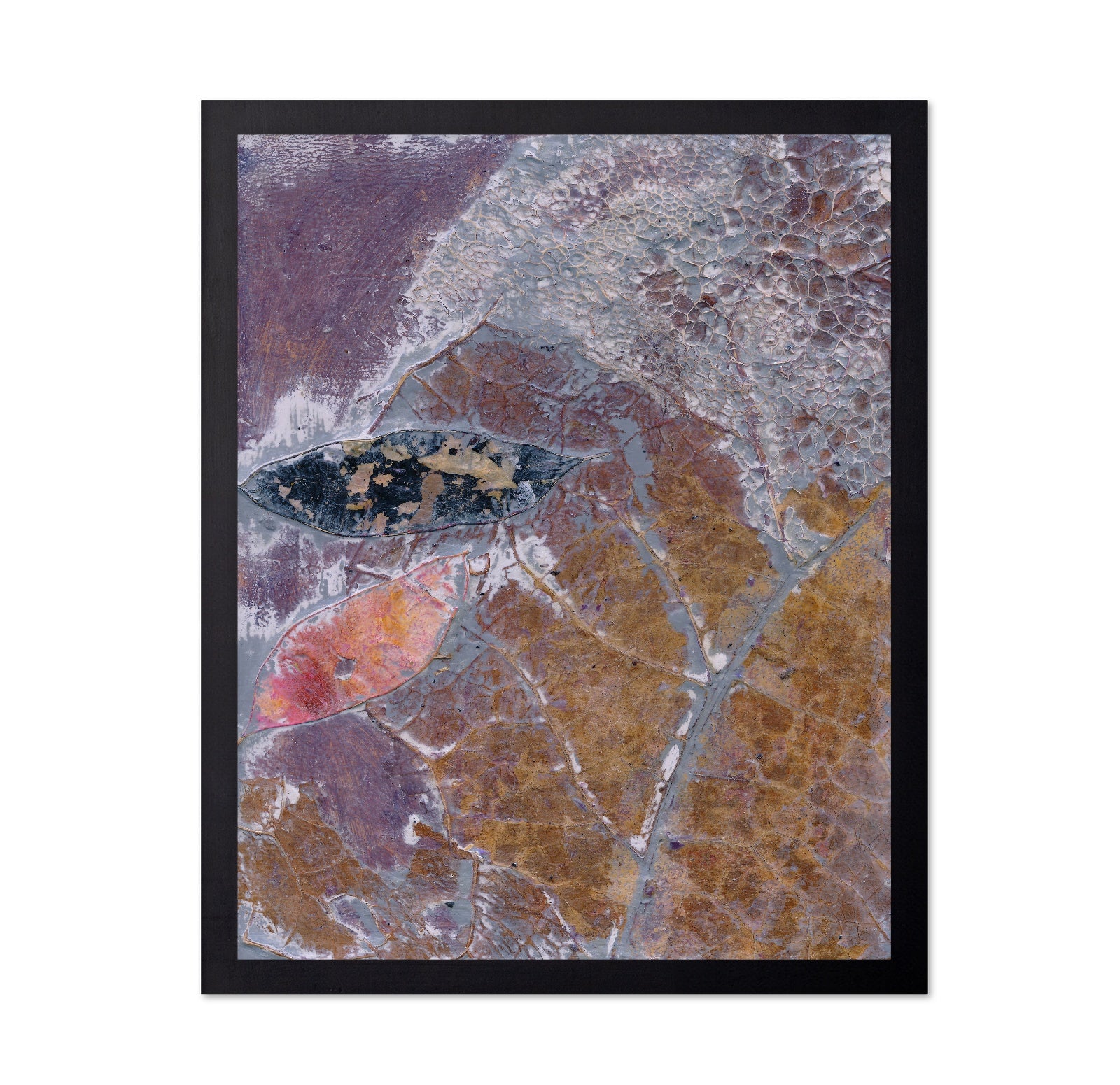 Textured Leaf Collage