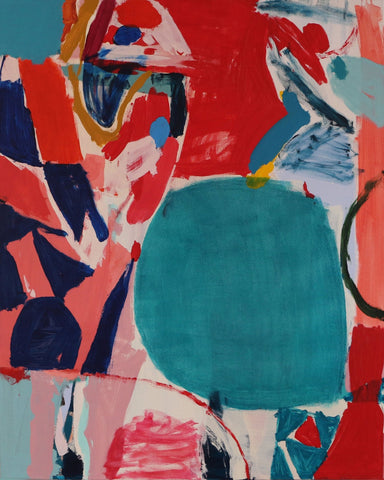 Teal Circle Abstract