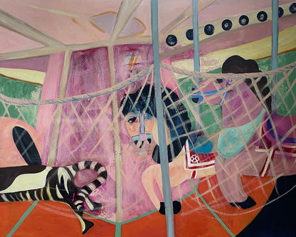 Carousel Horse Scene