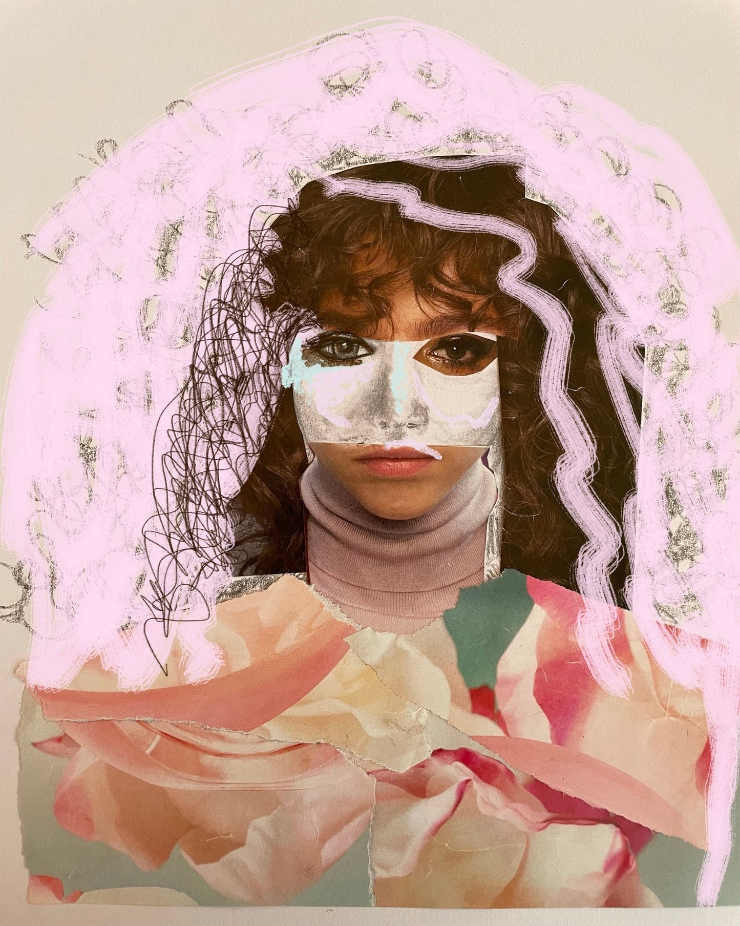 Abstract Portrait Collage