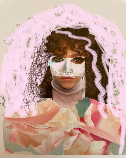 Abstract Portrait Collage