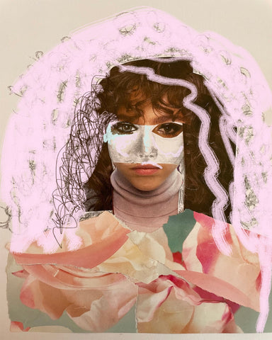 Abstract Portrait Collage