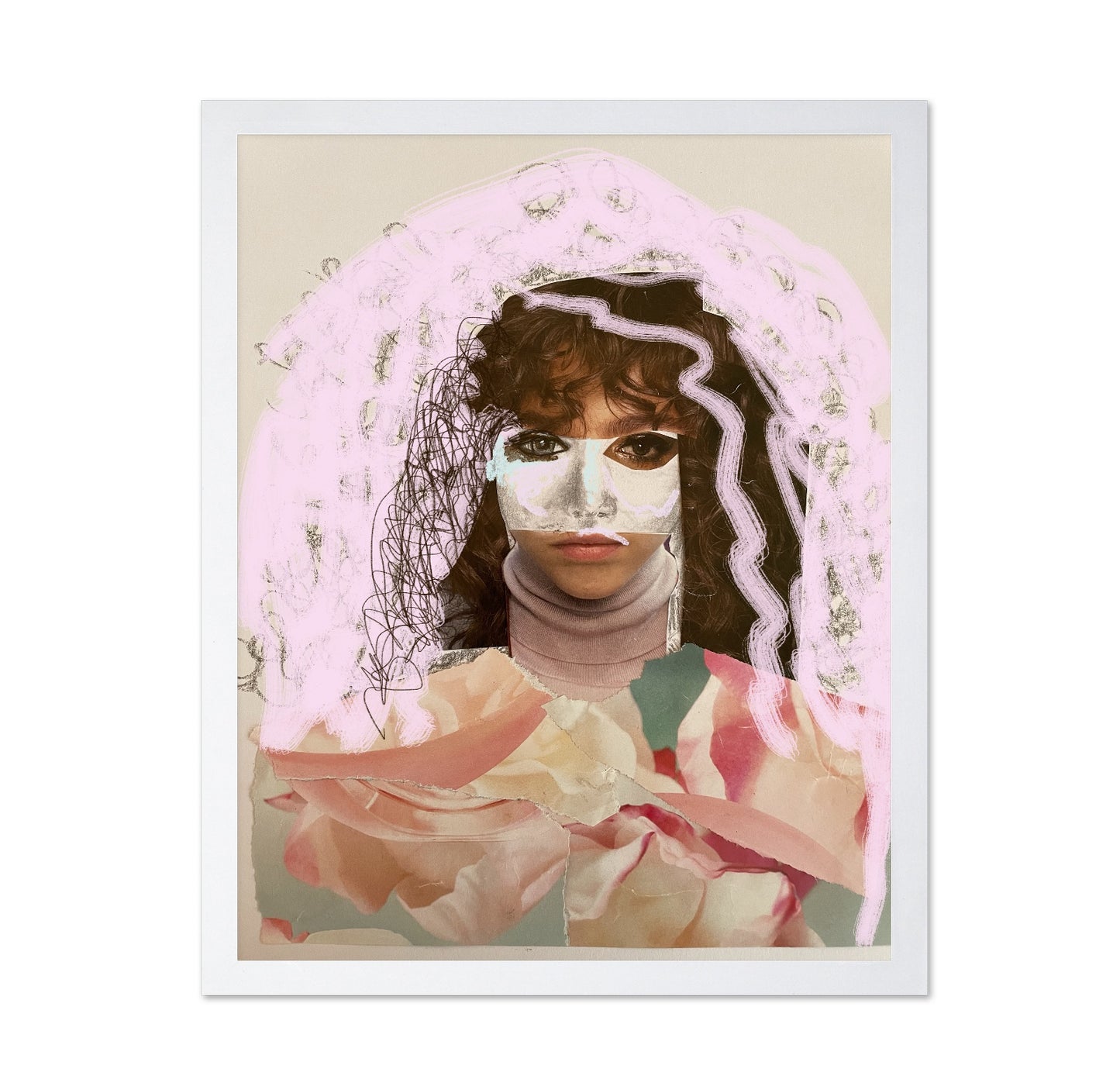Abstract Portrait Collage