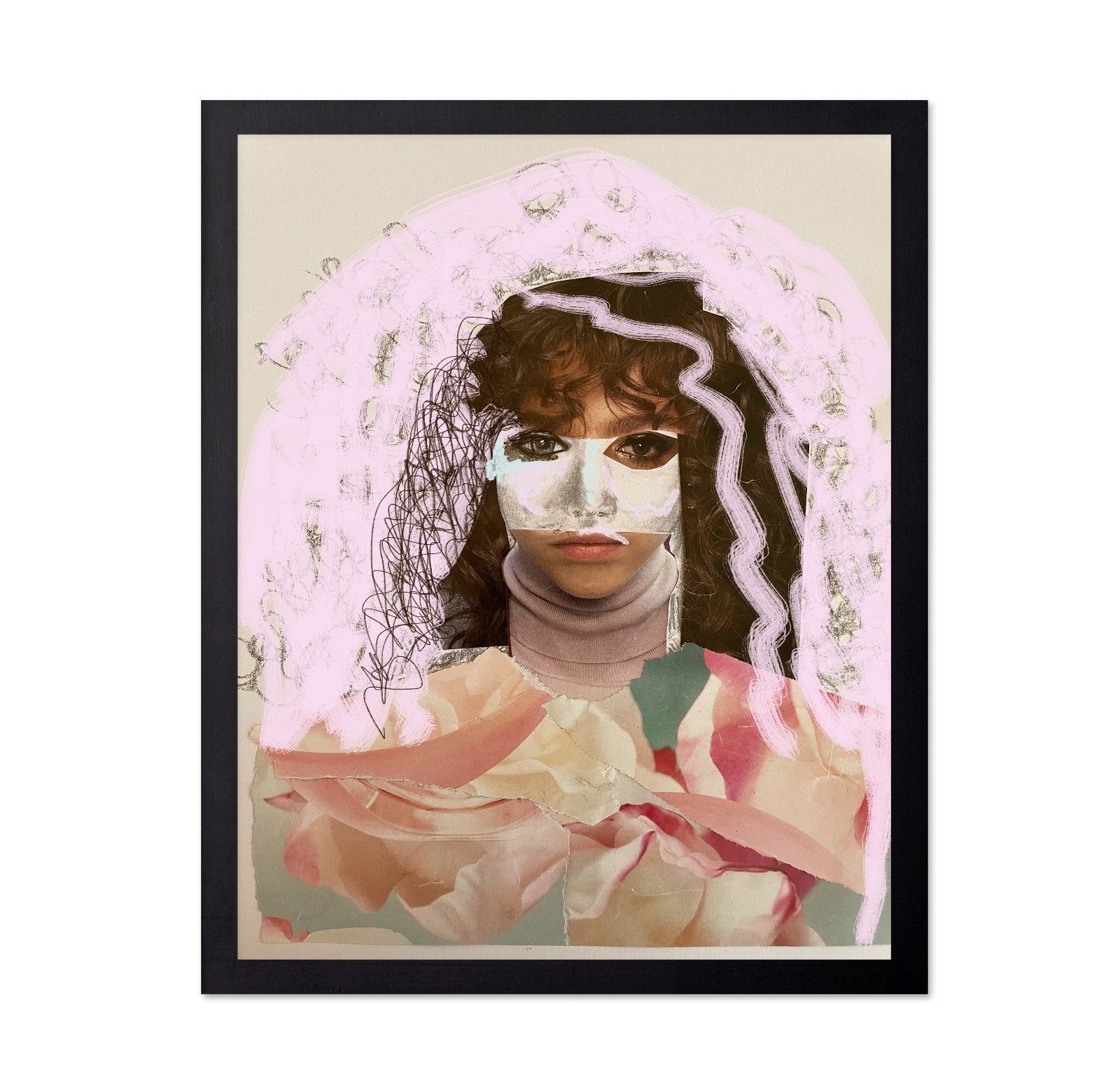 Abstract Portrait Collage