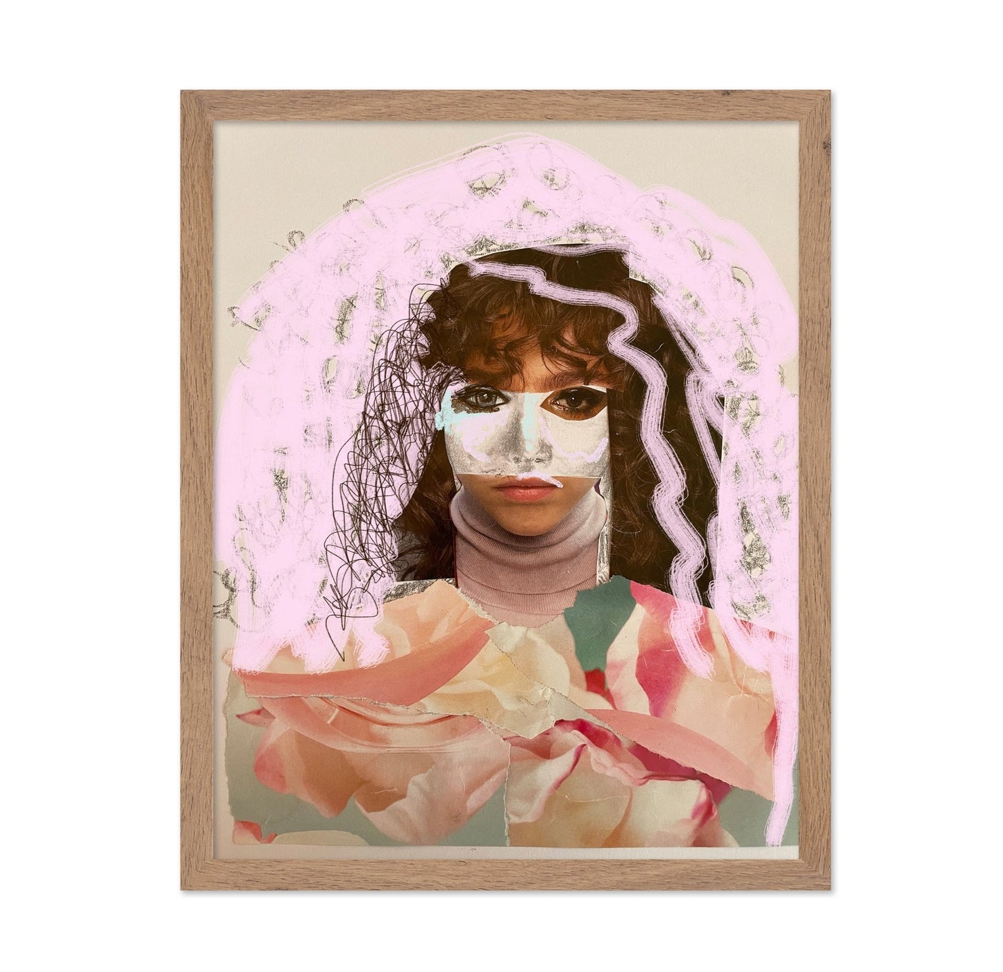 Abstract Portrait Collage
