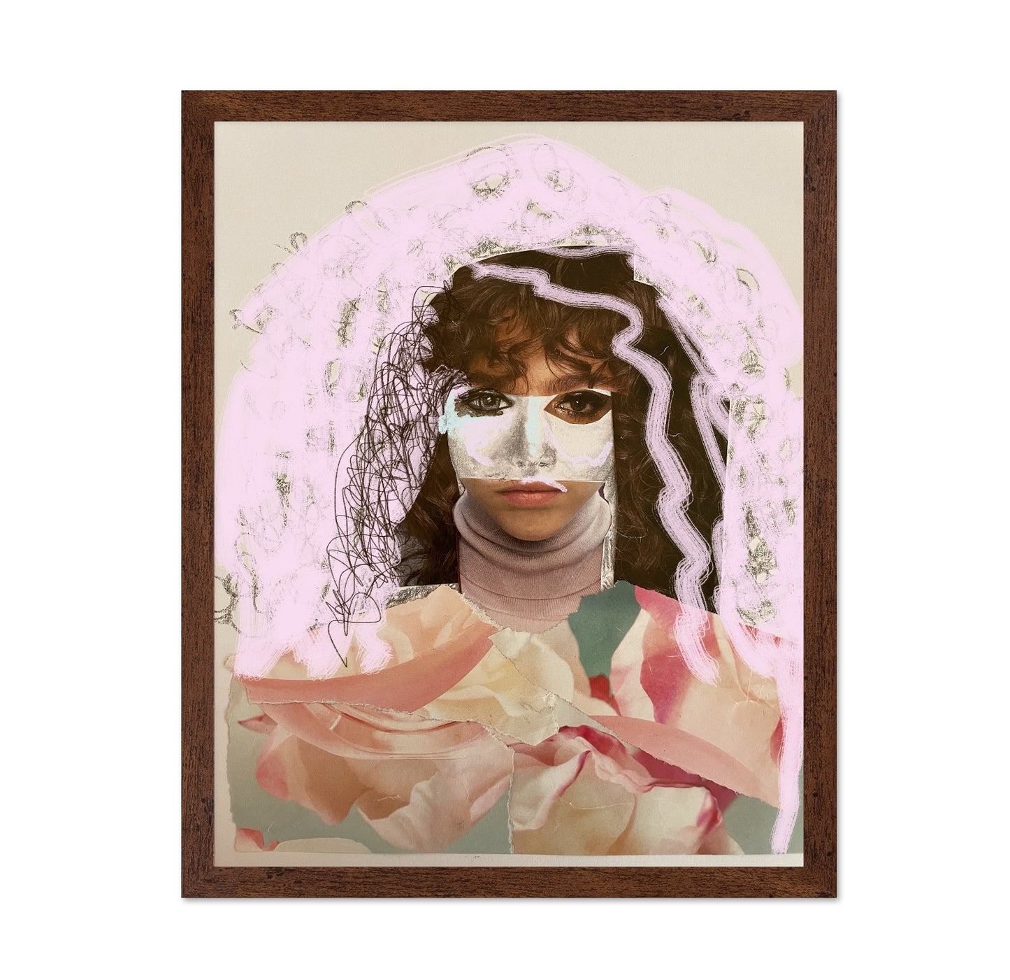 Abstract Portrait Collage