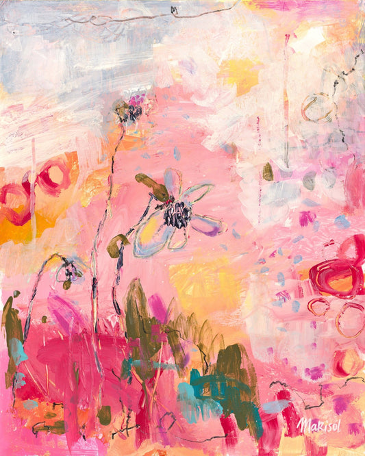 Pink Floral Dreamscape
