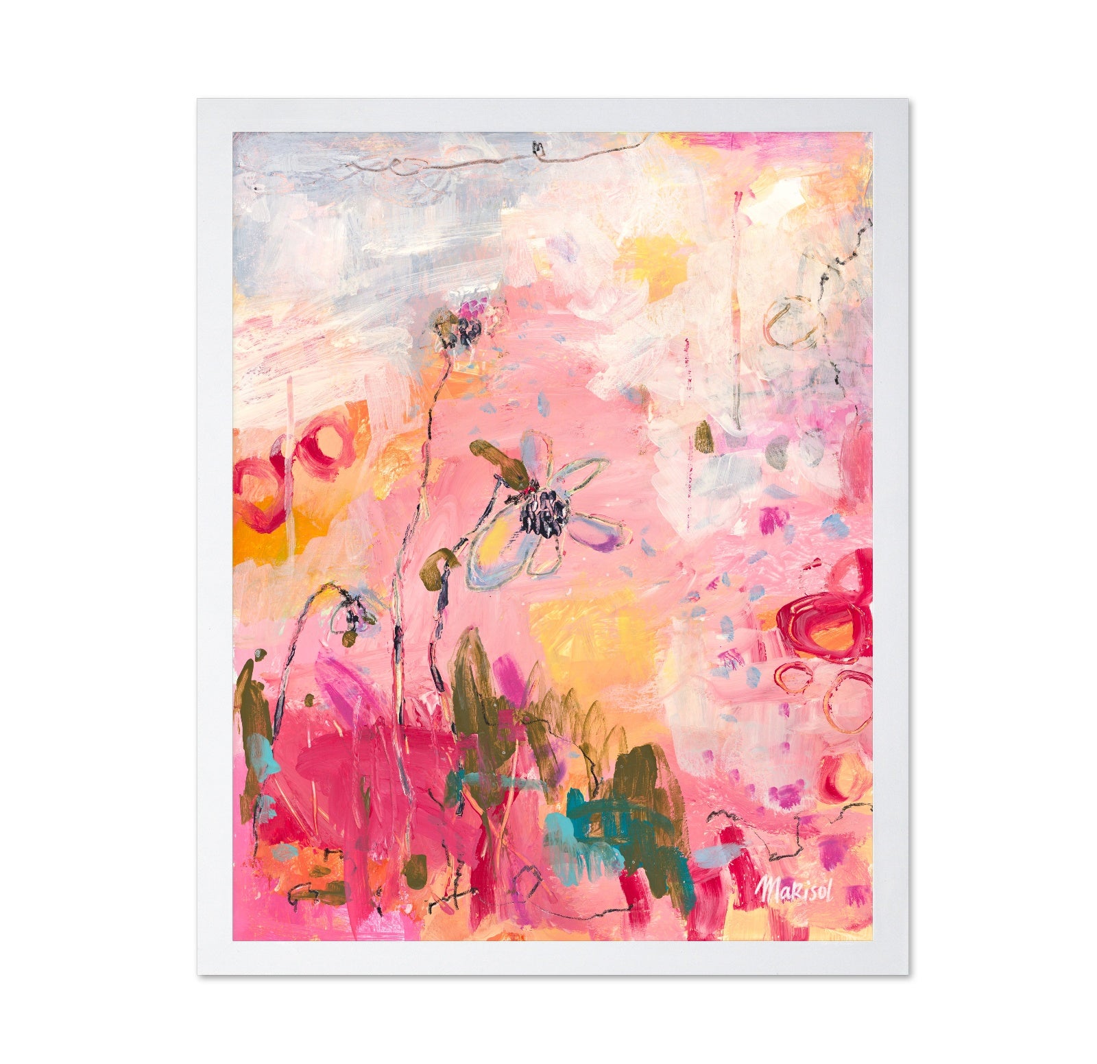 Pink Floral Dreamscape