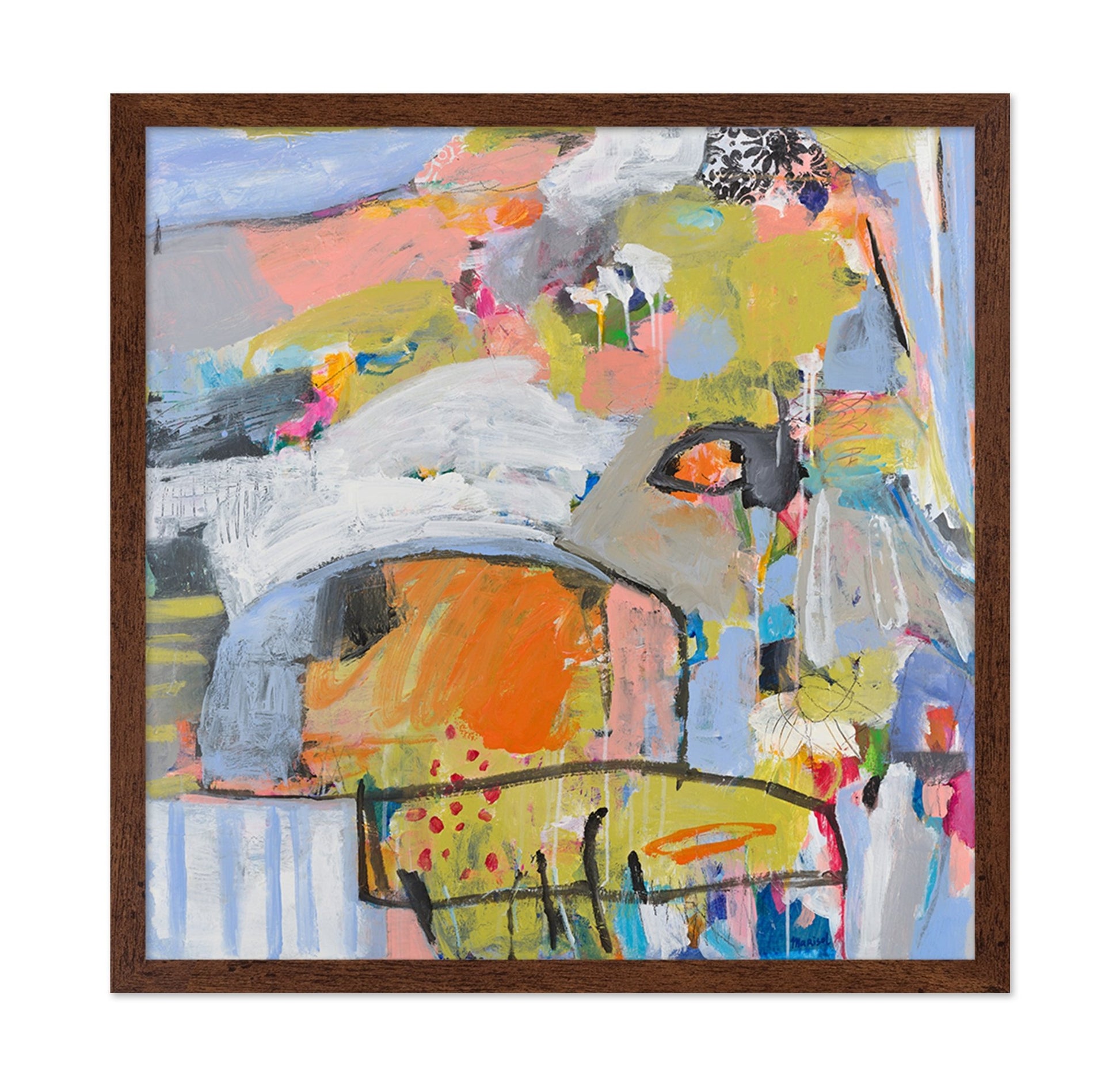 Abstract Face Layers No1
