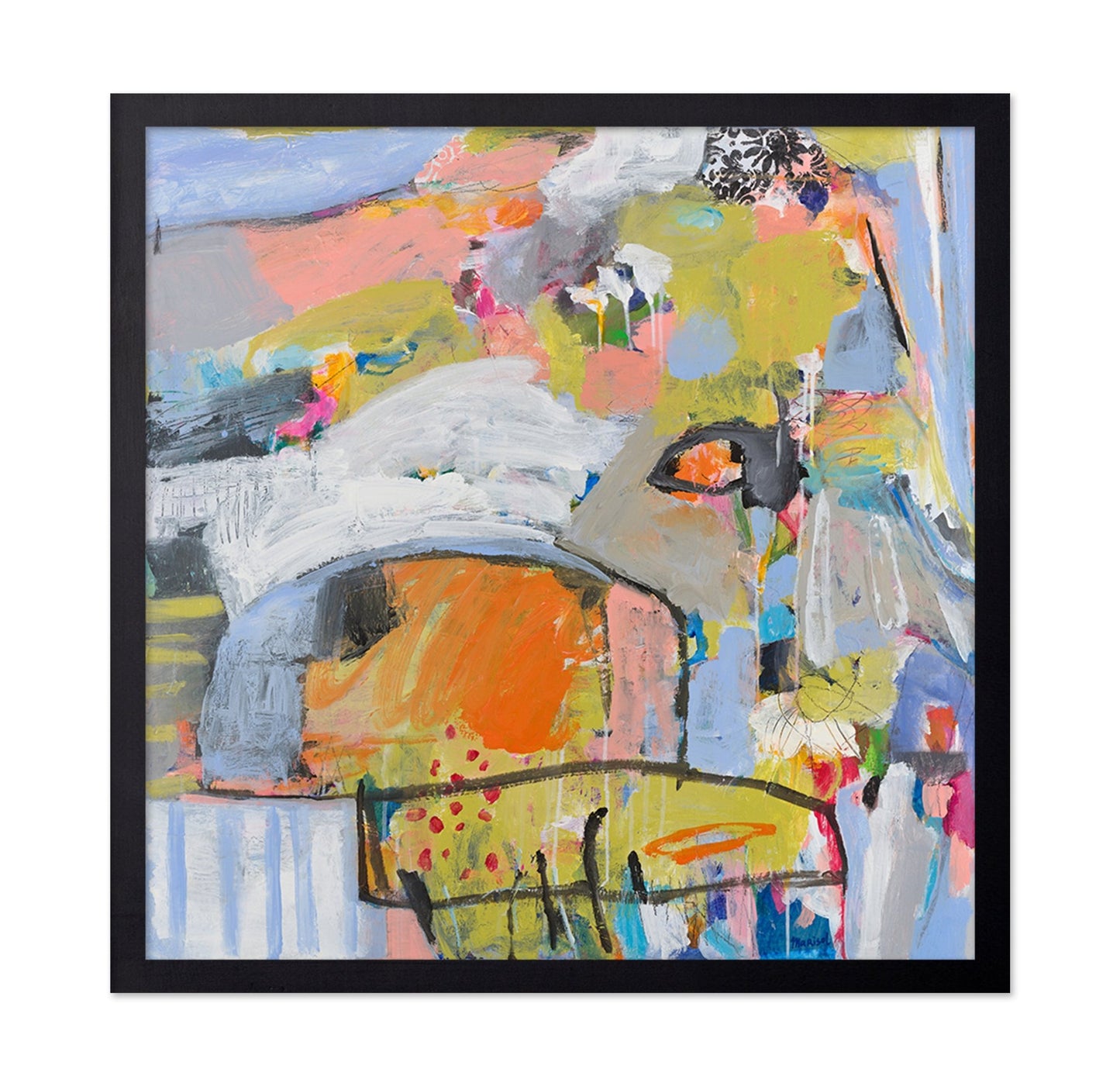Abstract Face Layers No1