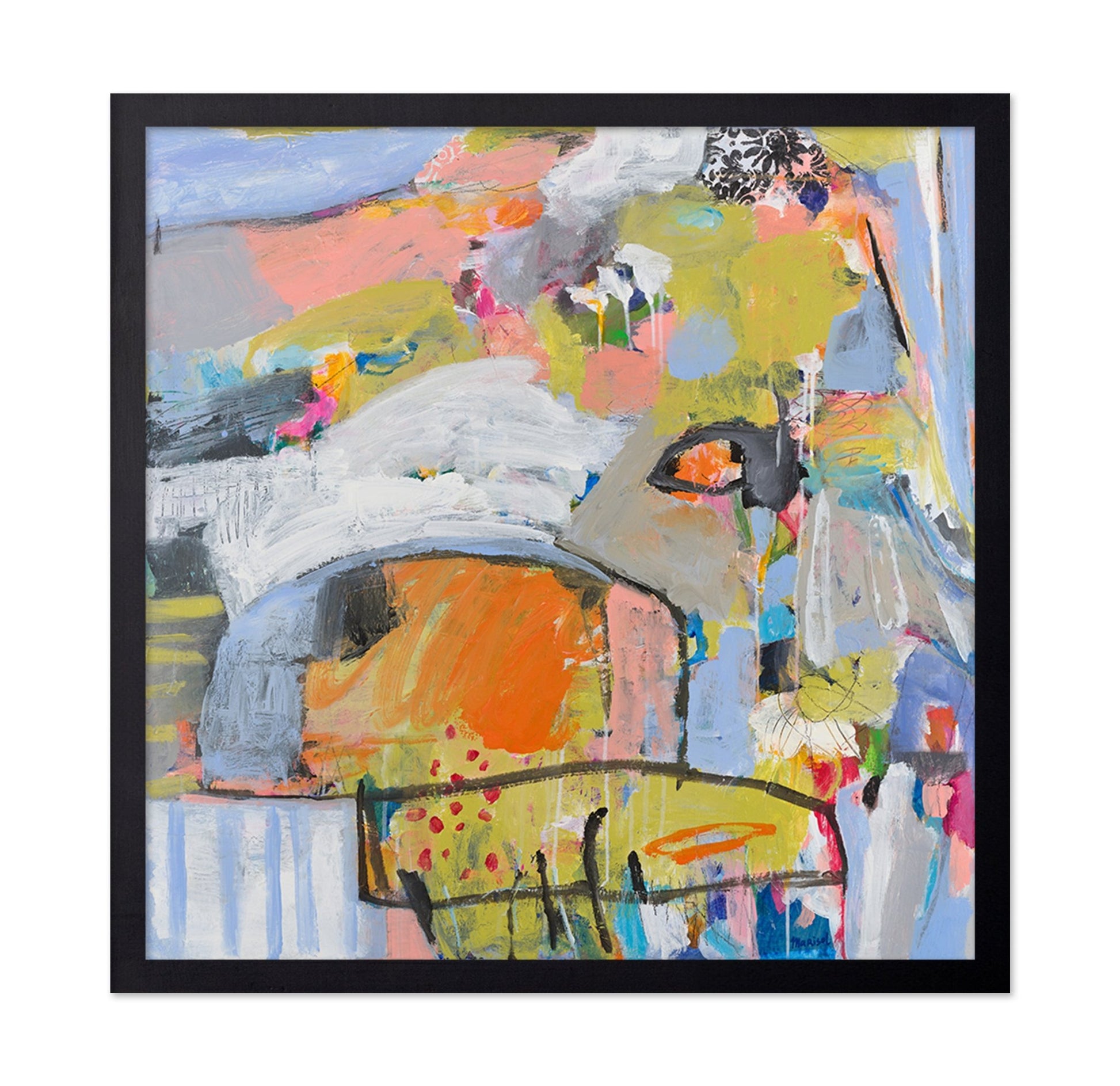 Abstract Face Layers No1