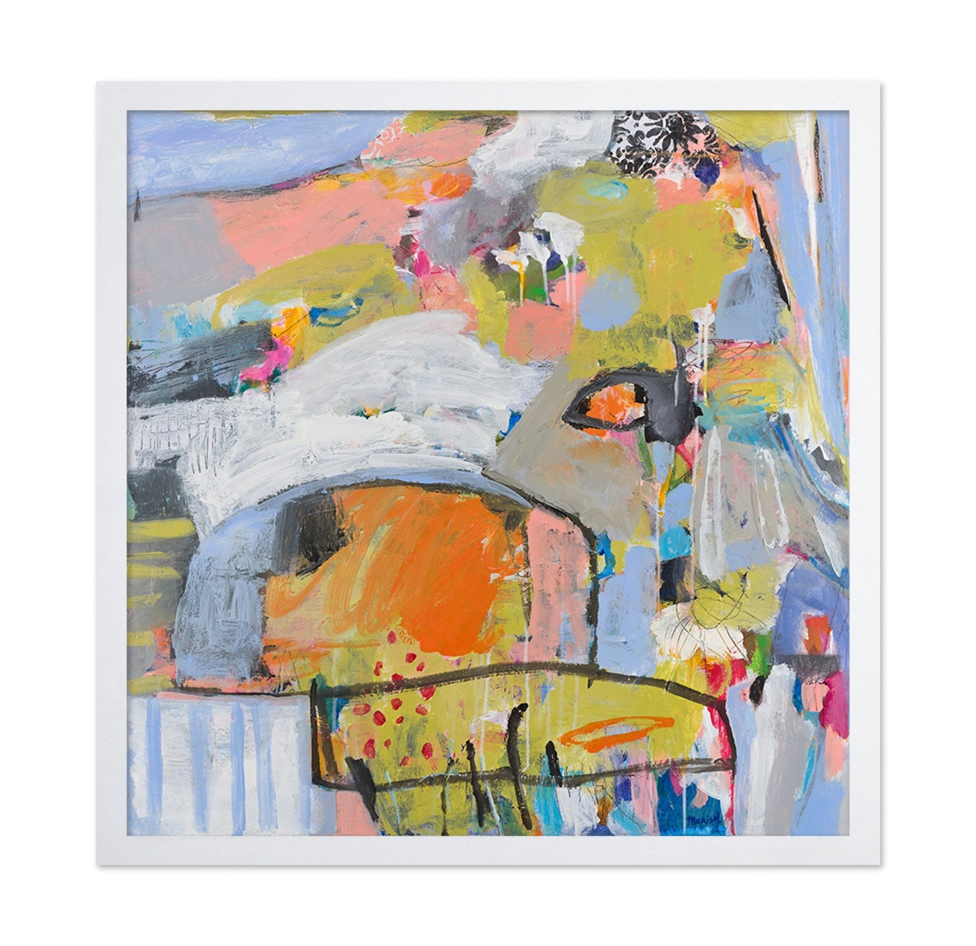 Abstract Face Layers No1