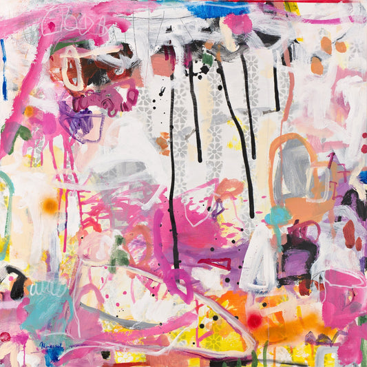 Pink Graffiti Layers