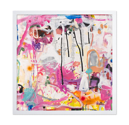 Pink Graffiti Layers
