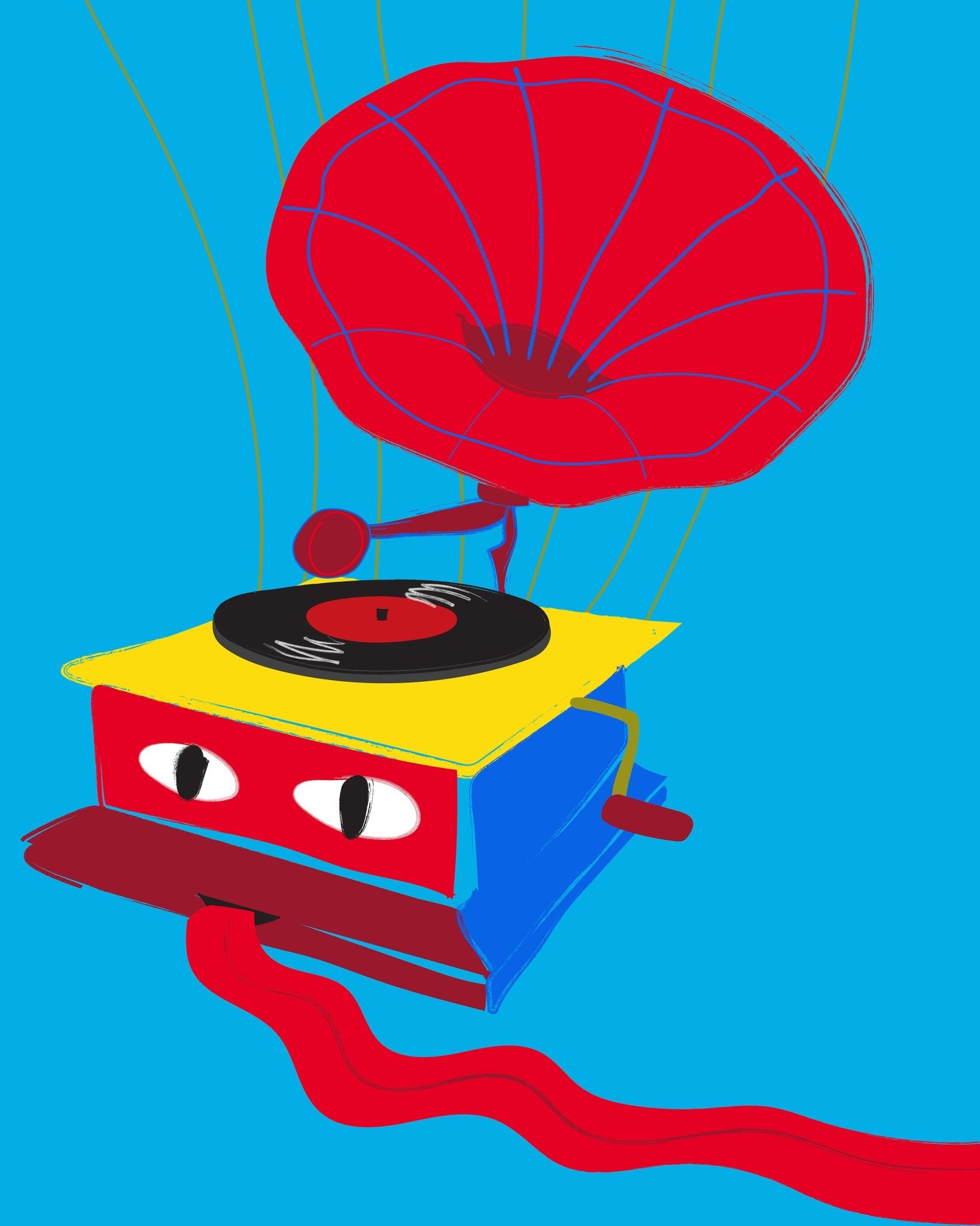 Retro Gramophone Player