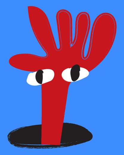 Playful Red Figure No1