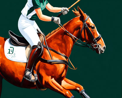 Polo Horse Action No1