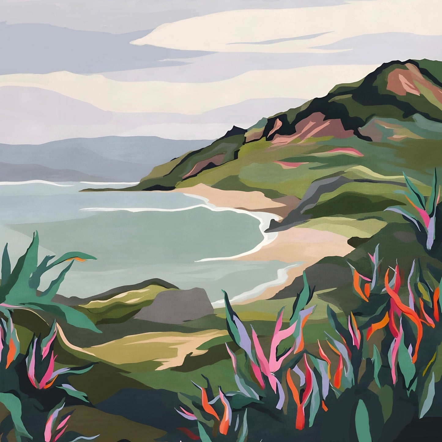 Coastal Cliff View