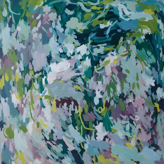 Cool Green Abstract