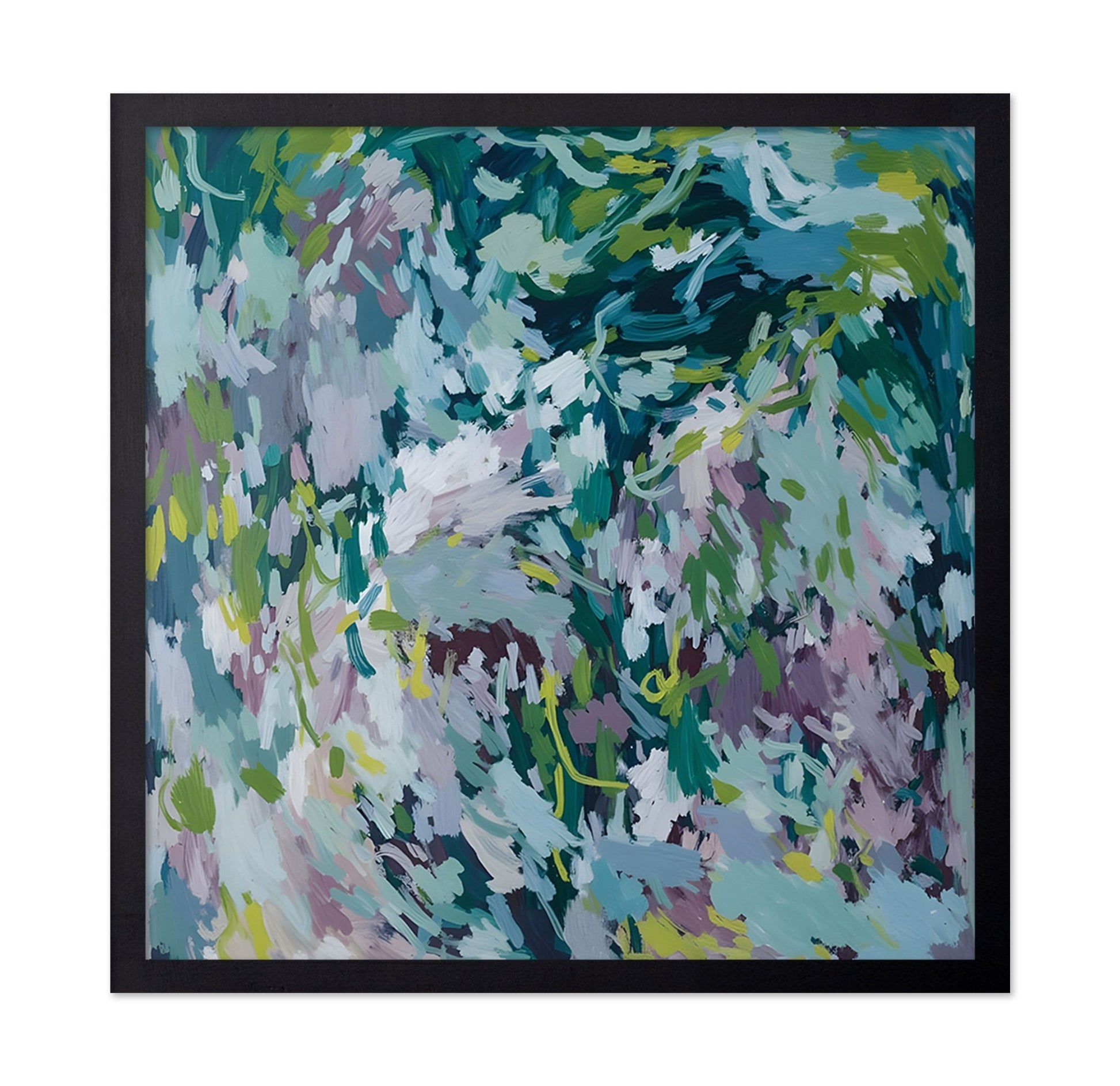 Cool Green Abstract