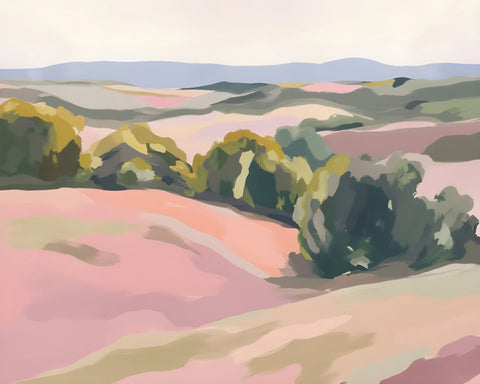 Pastel Desert Hills