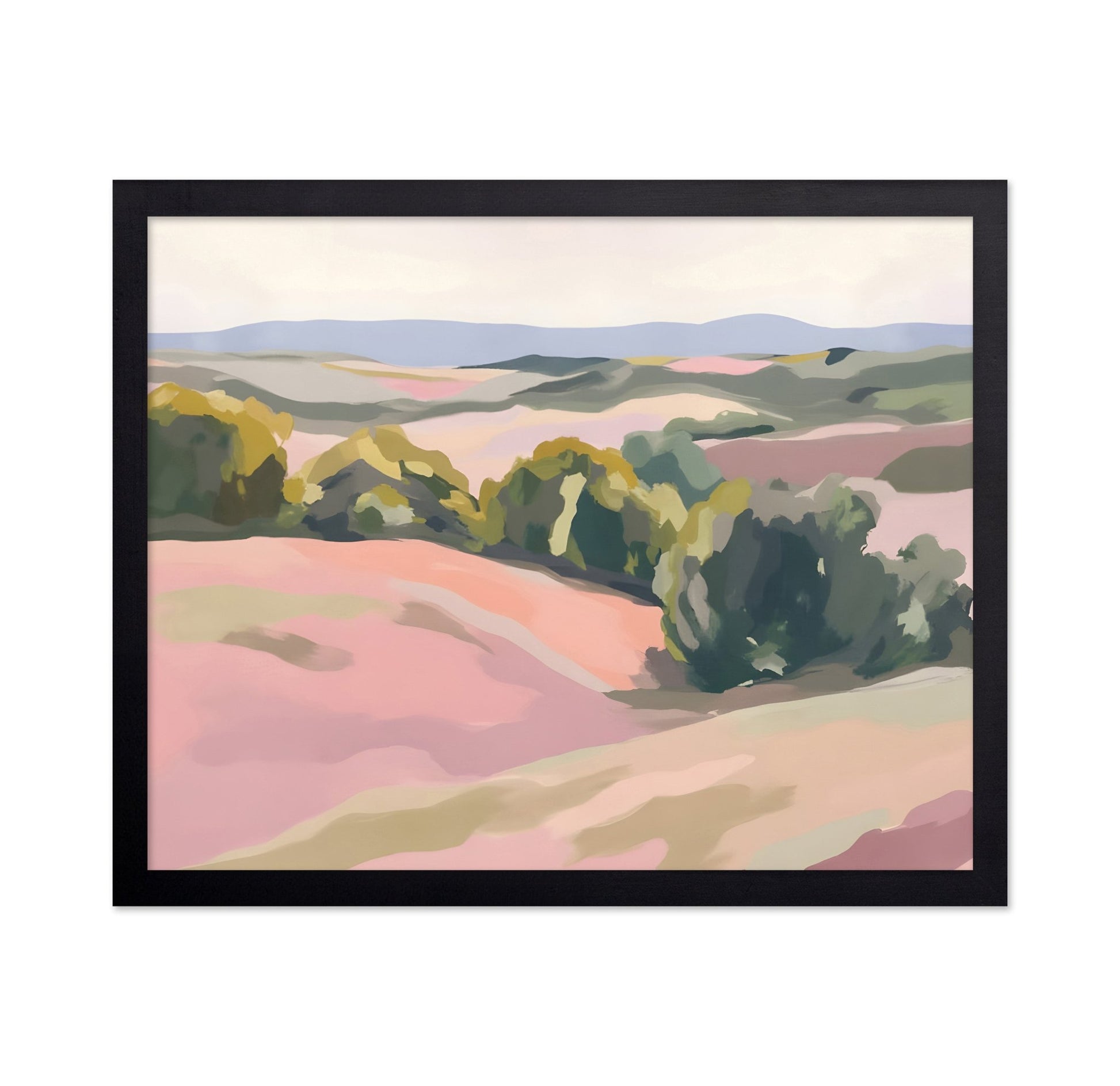 Pastel Desert Hills