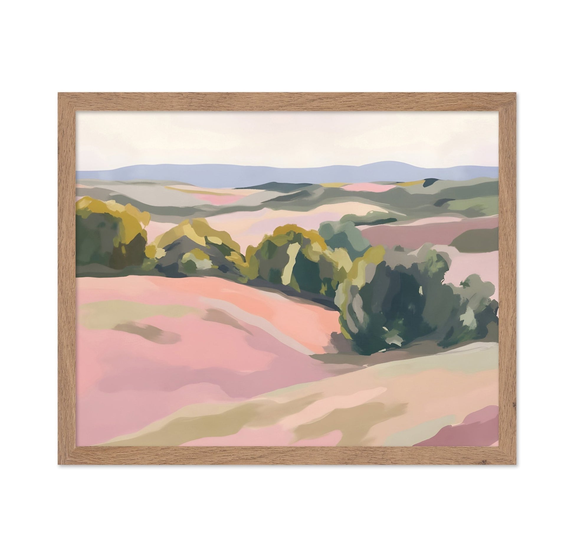 Pastel Desert Hills