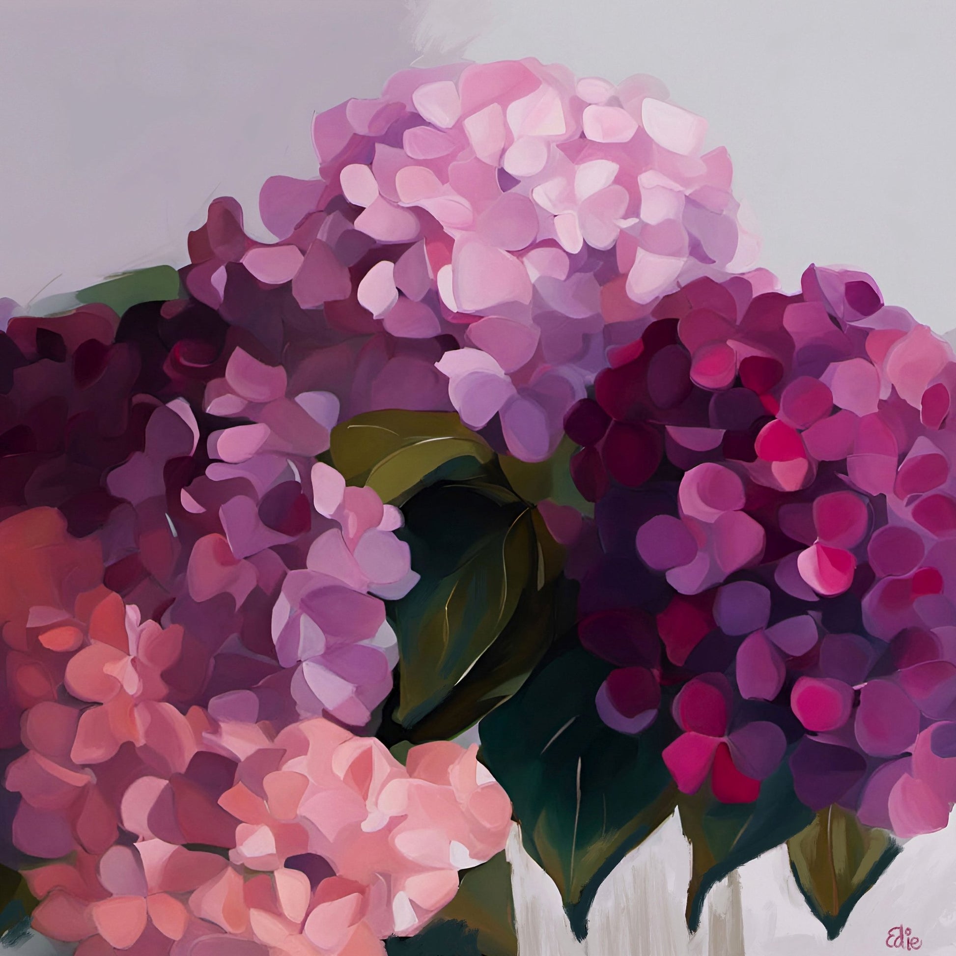 Pink Hydrangea Bloom No2