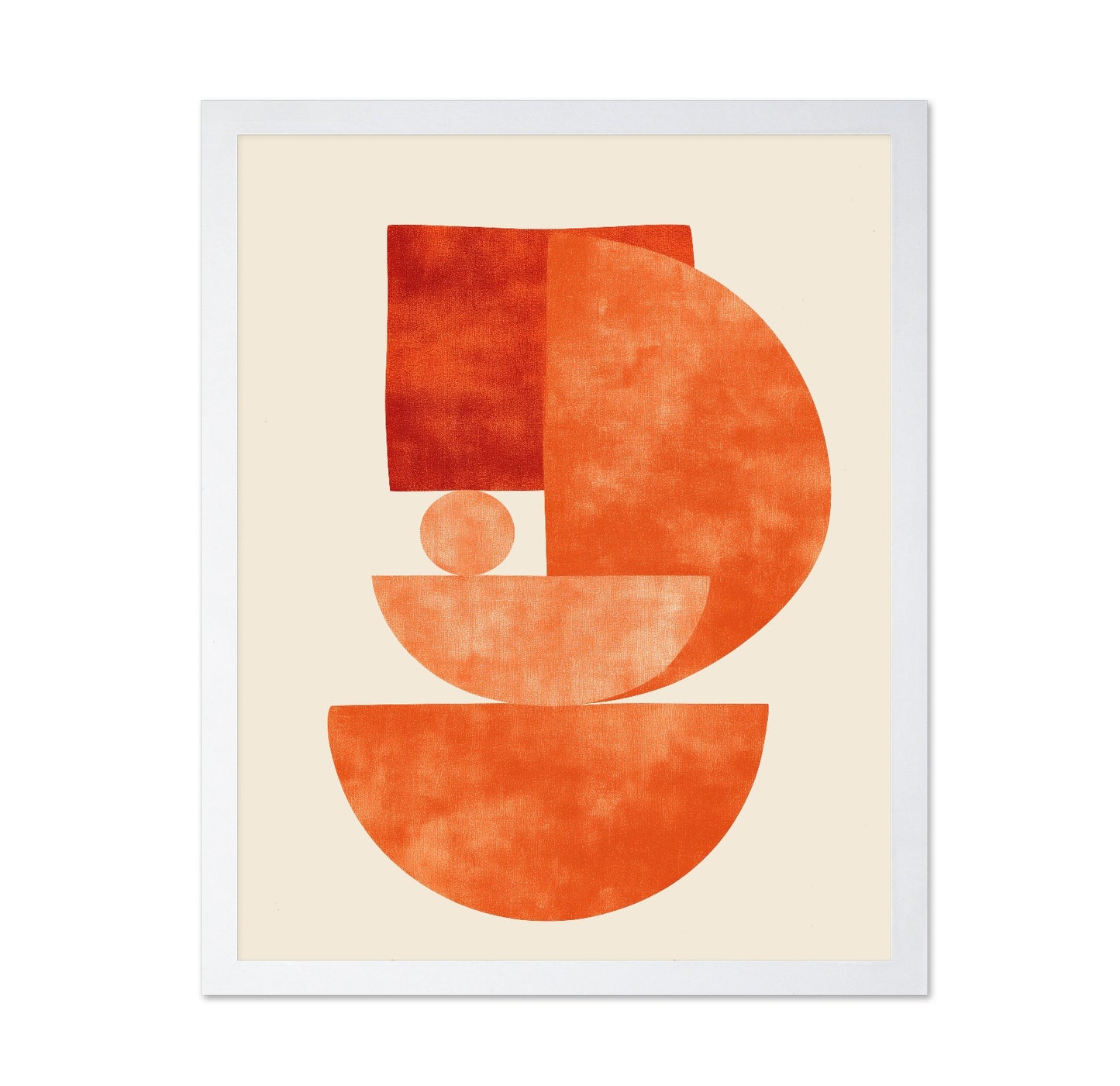 Orange Geometric Balance