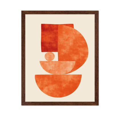Orange Geometric Balance