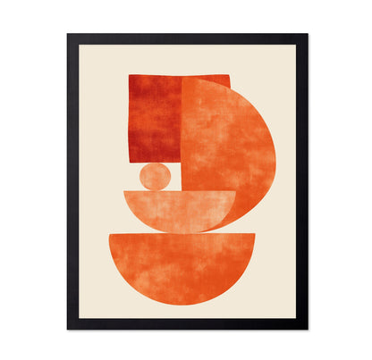 Orange Geometric Balance