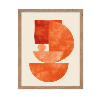 Orange Geometric Balance