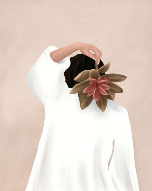 Woman With Flower No3