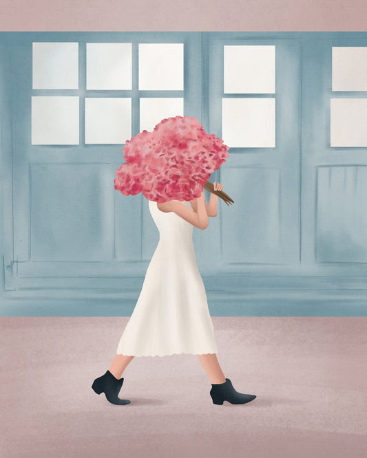 Girl With Flowers