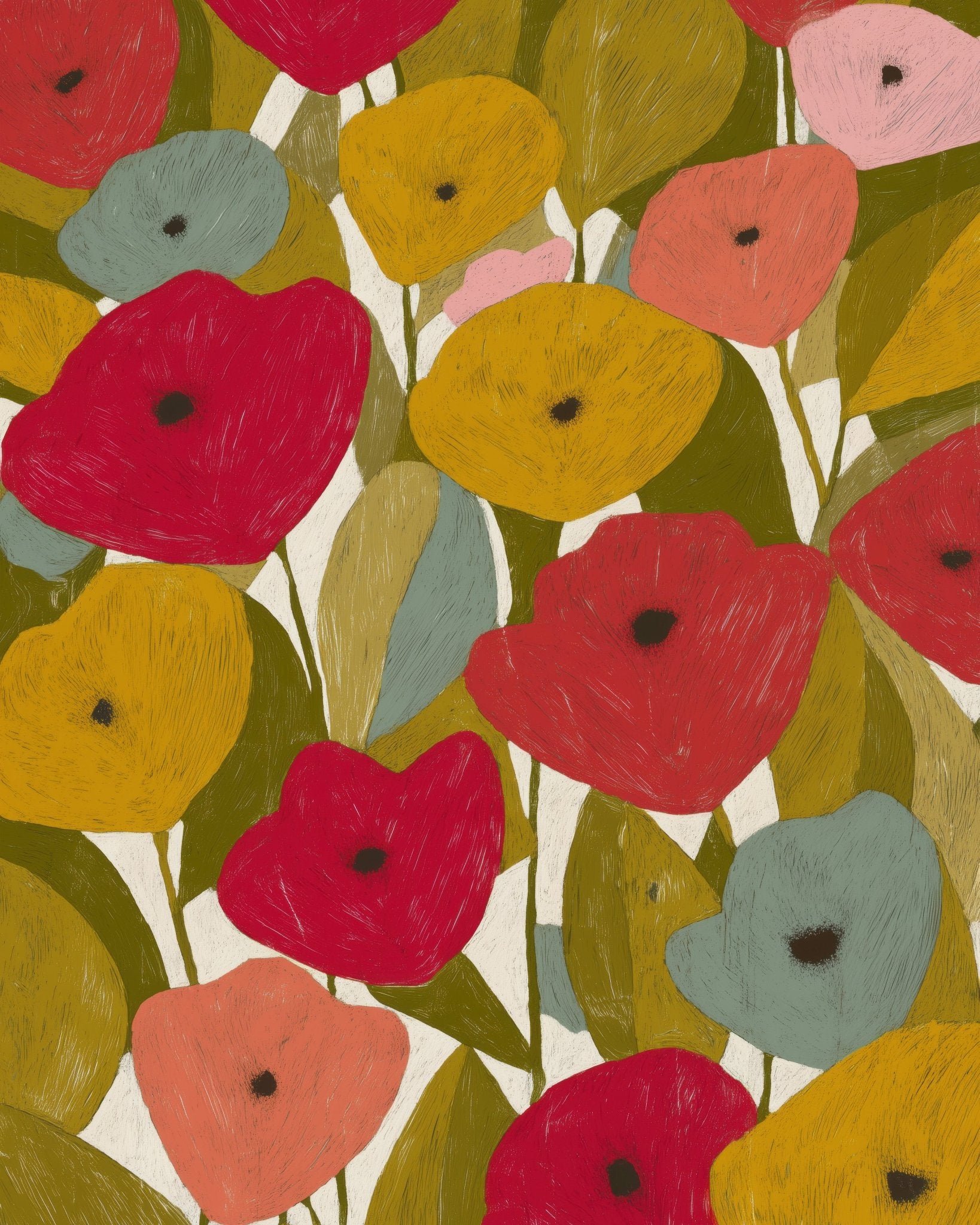 Colorful Floral Pattern No3