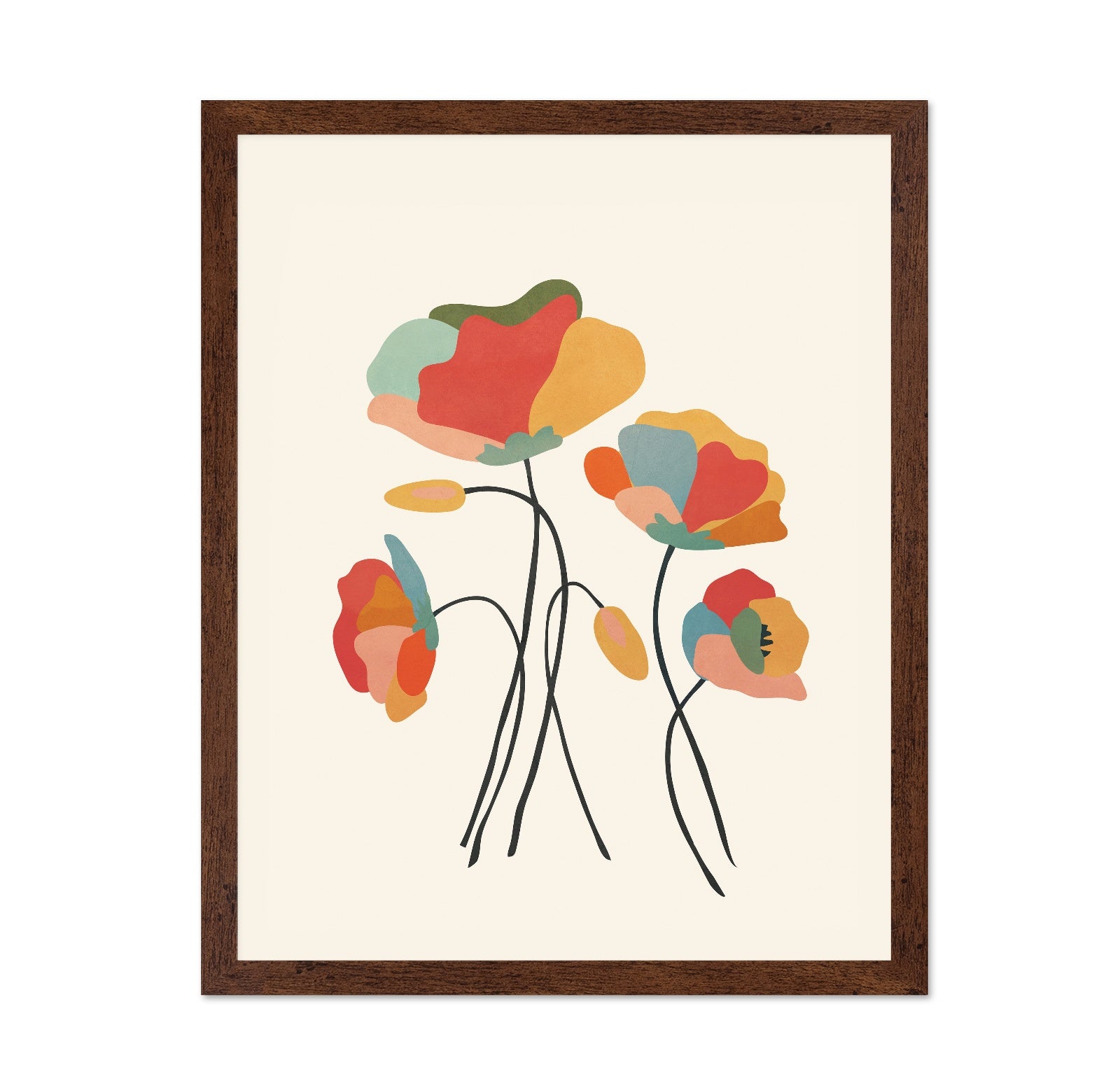 Abstract Floral Stems No1