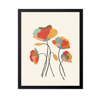 Abstract Floral Stems No1