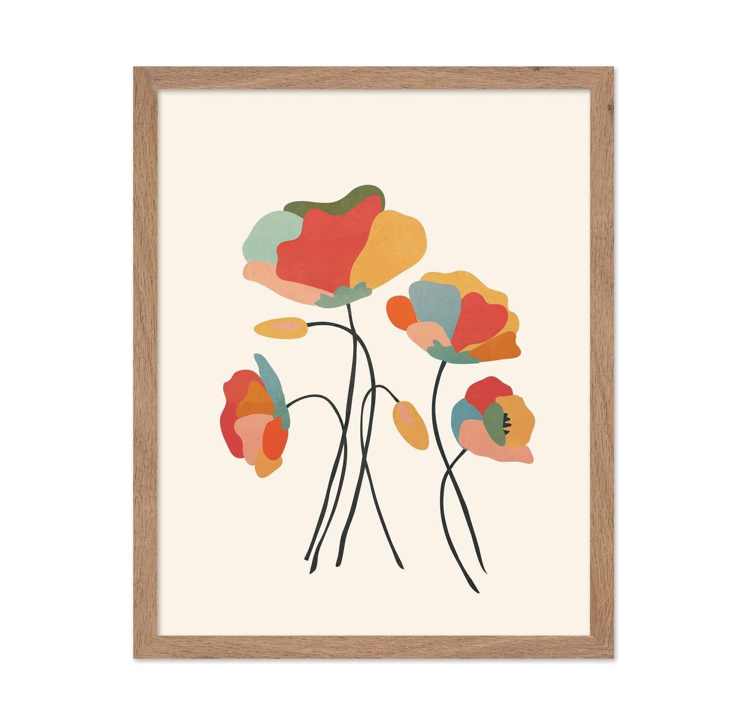 Abstract Floral Stems No1