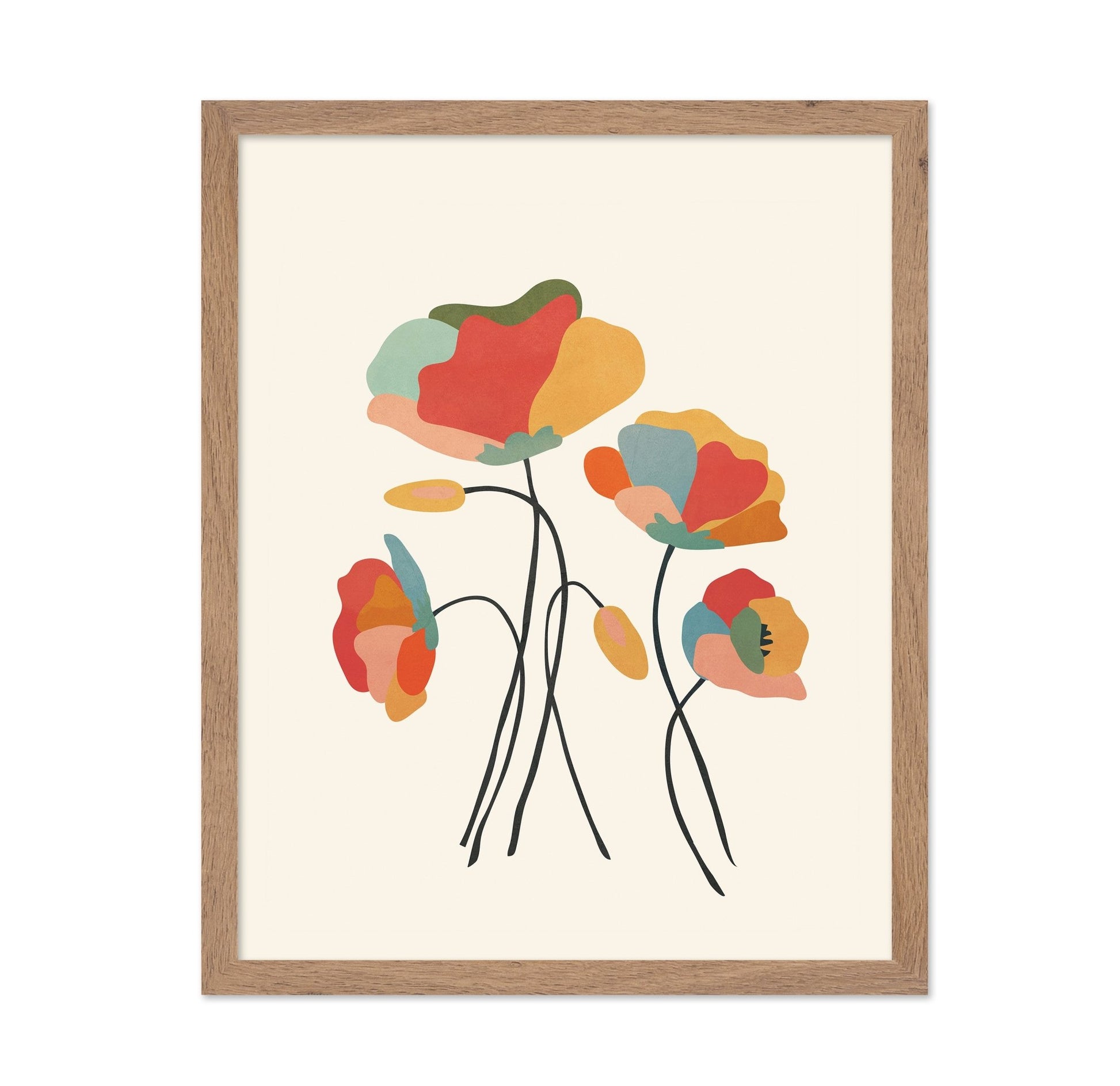 Abstract Floral Stems No1