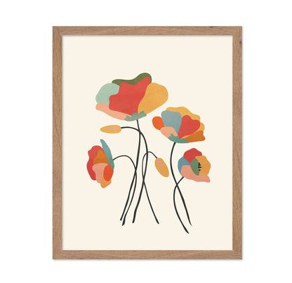 Abstract Floral Stems No1