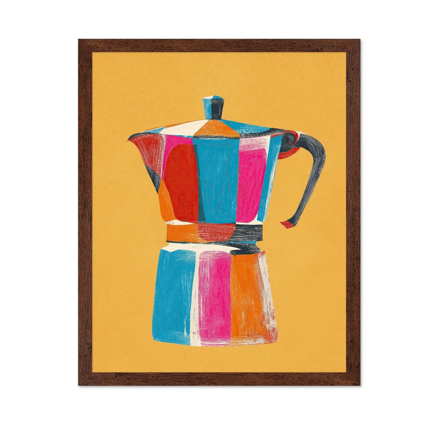 Colorful Coffee Pot