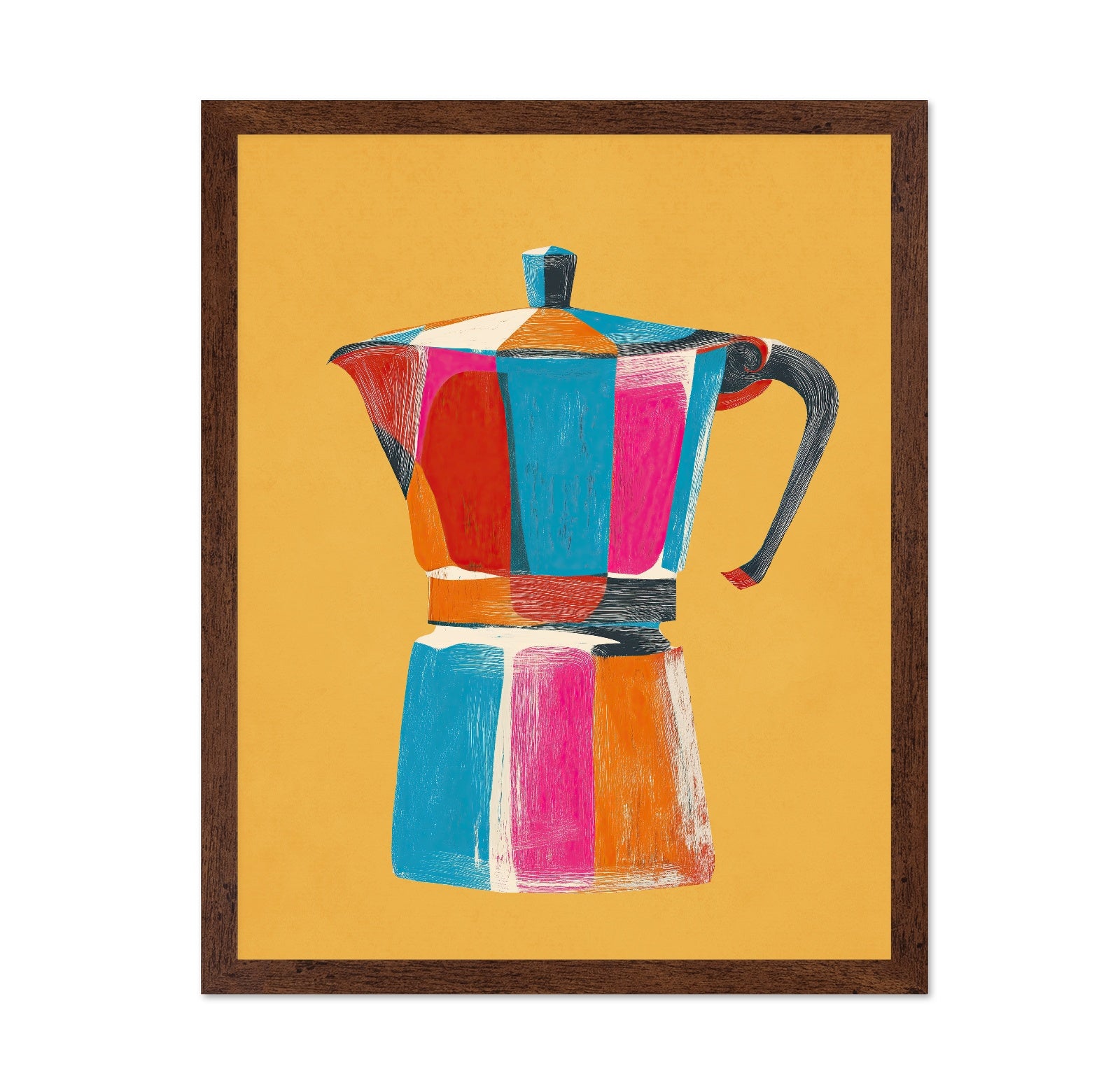 Colorful Coffee Pot