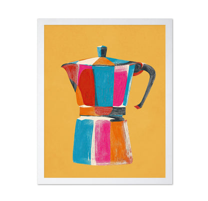 Colorful Coffee Pot