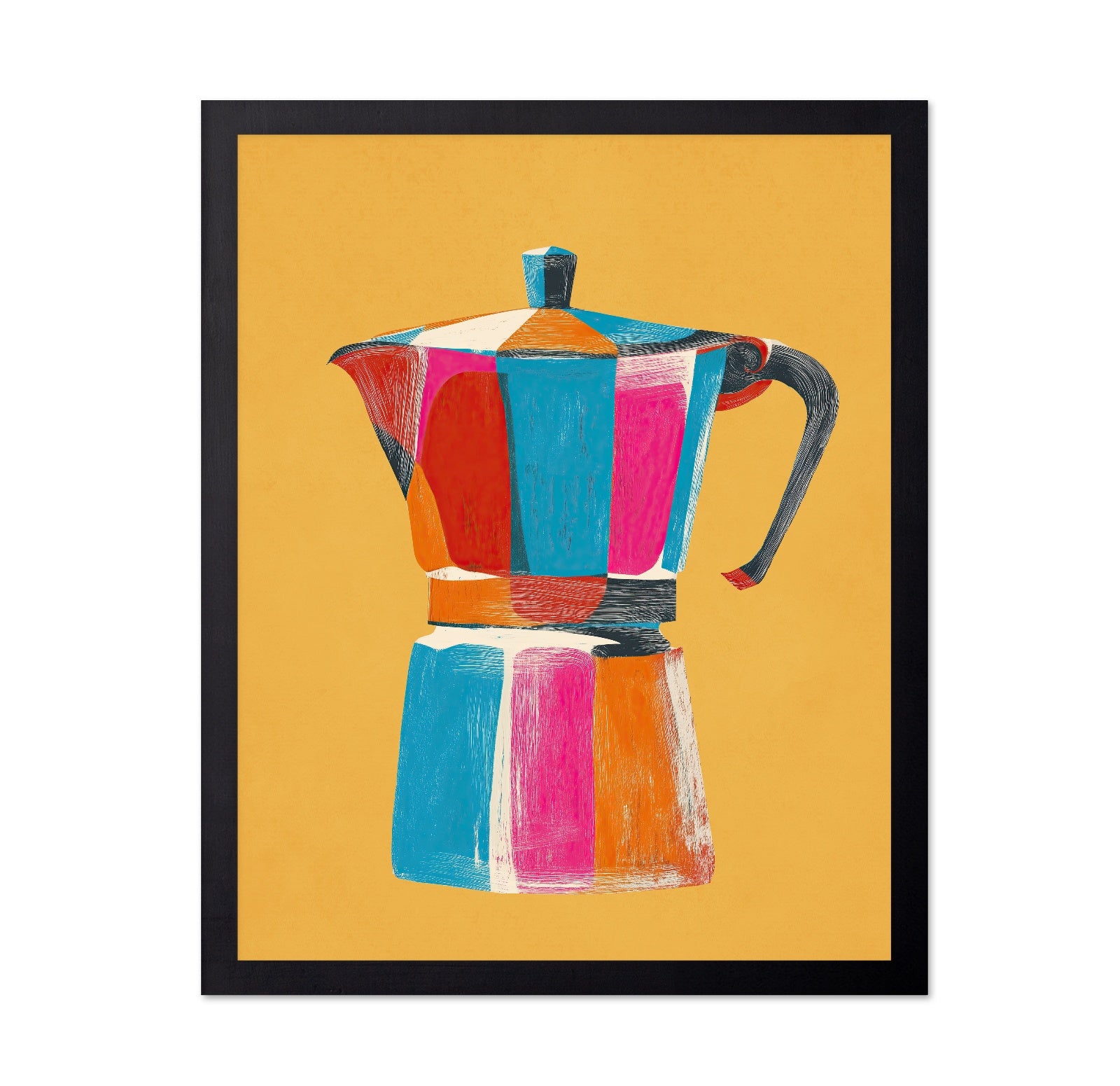Colorful Coffee Pot